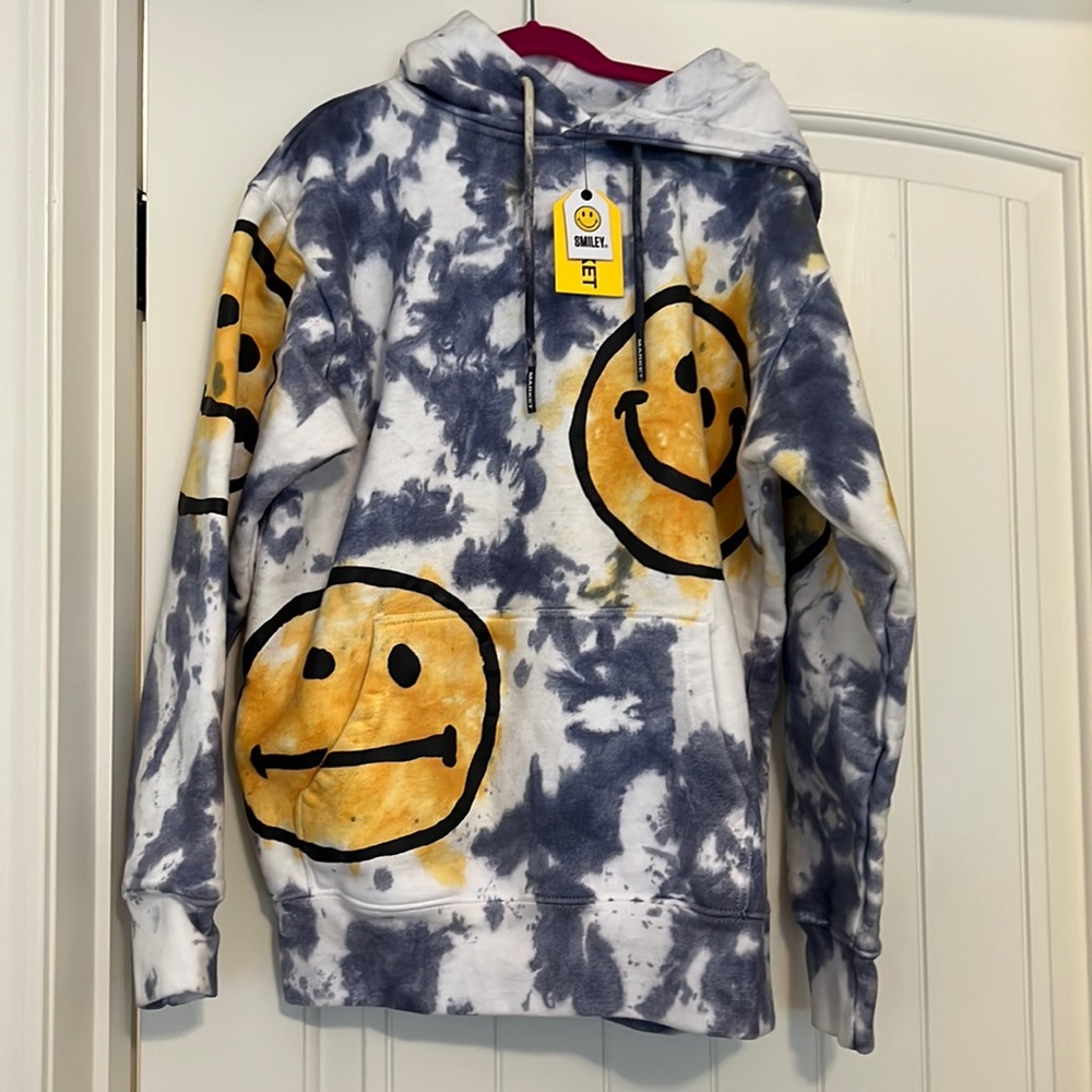 Market smiley hoodie NWT